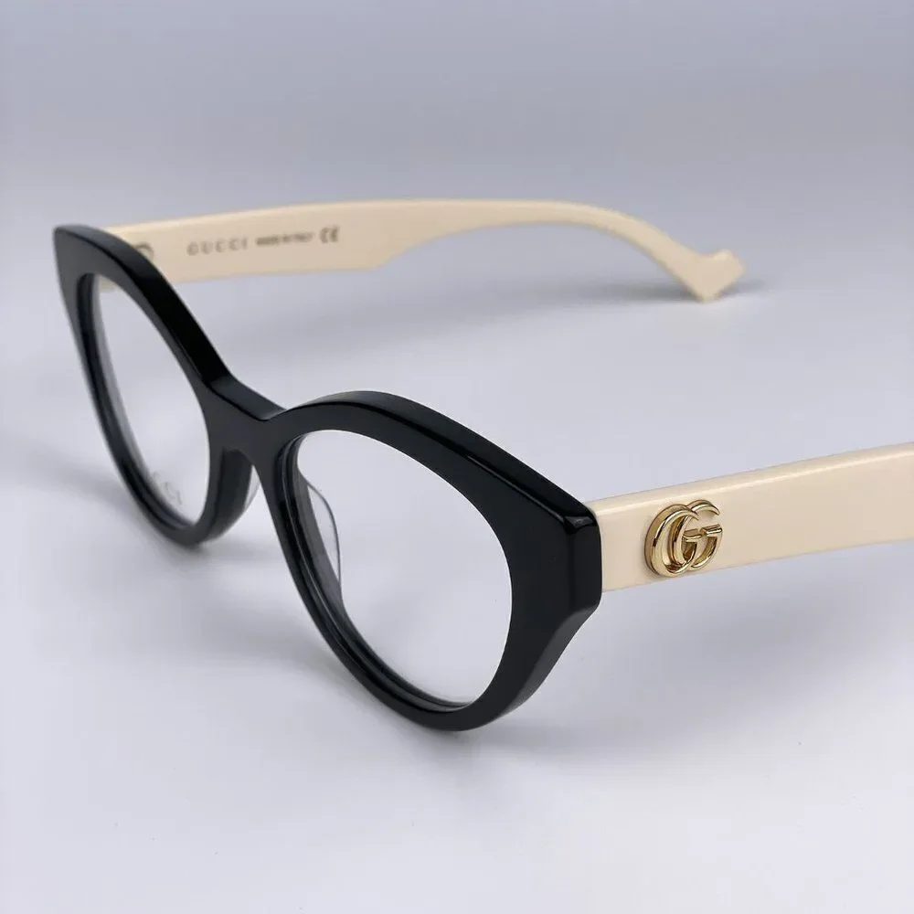NEW Gucci  GG0959O 002 Black White Cat Eye Women Eyeglasses